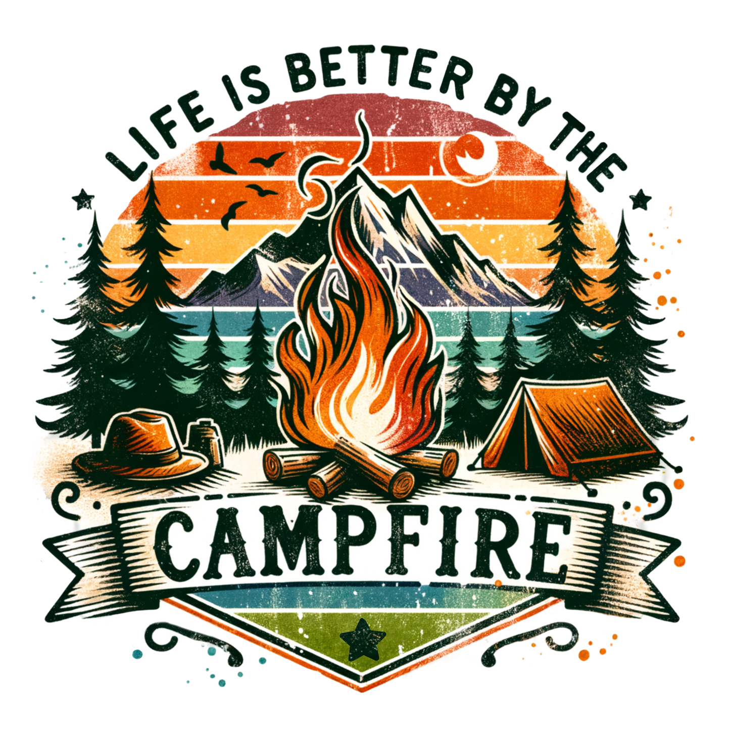 Life Is Better Campfire